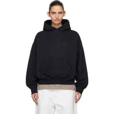 Essentials Black Classic Hoodie In Vintage Black