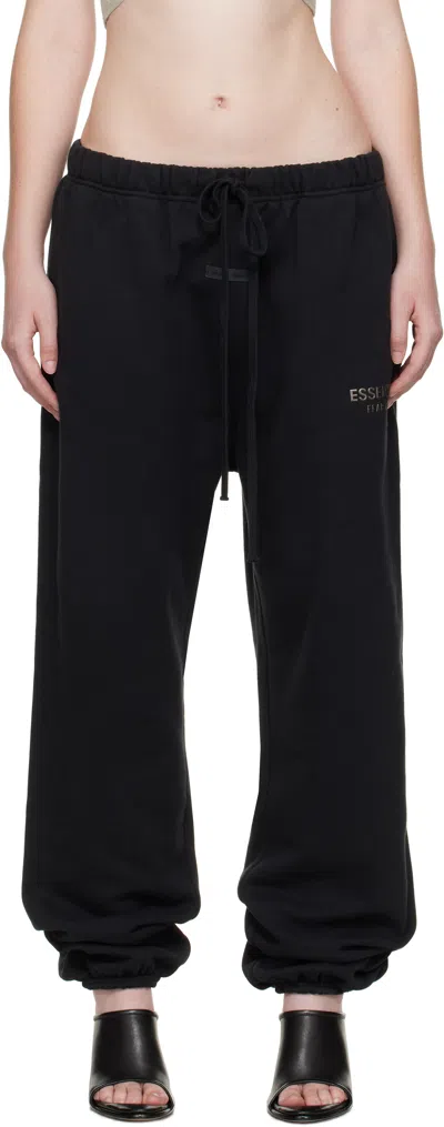 Essentials Elastic Waistband Tracksuit Pants In Black