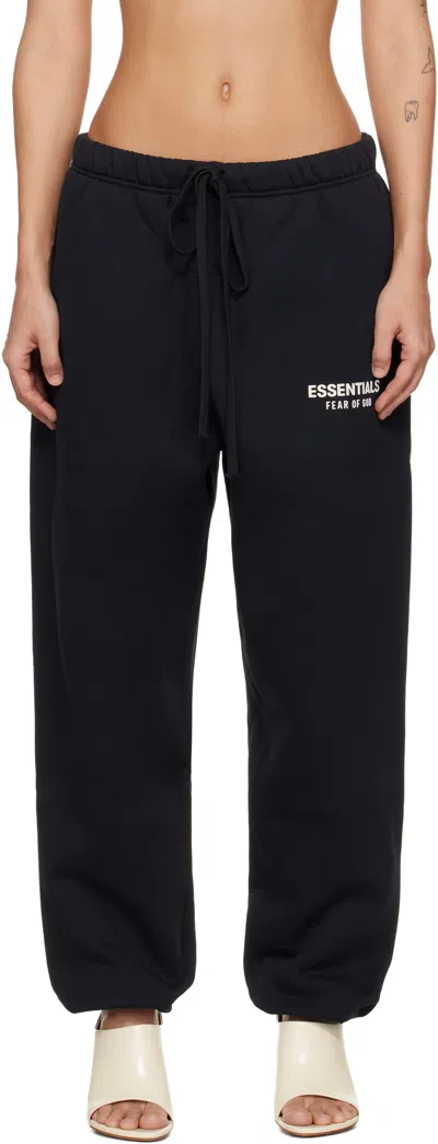 Essentials Black Classic Sweatpants