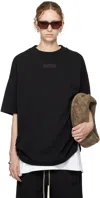 Essentials Black Crewneck T-shirt In Black
