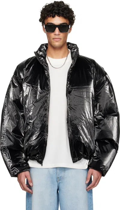 Essentials Black Holiday Puffer Down Jacket
