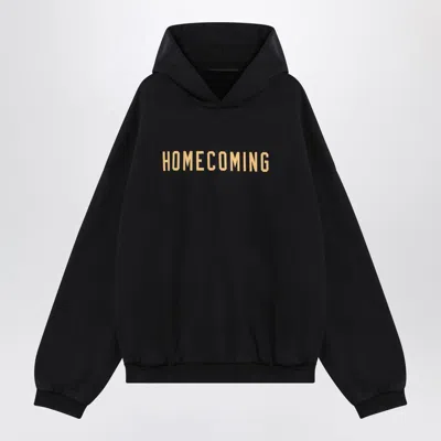 ESSENTIALS FEAR OF GOD ESSENTIALS BLACK HOMECOMING HOODIE