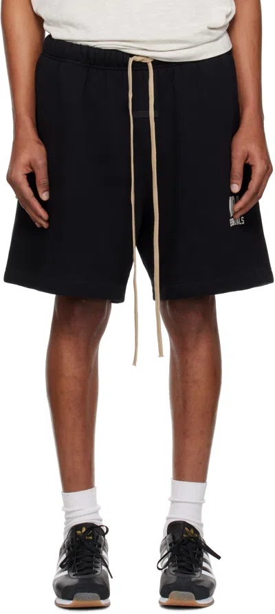 Essentials Black Nba Core Fleece Shorts