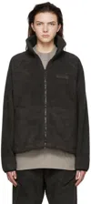 Essentials Black Polyester Sweater In Iron
