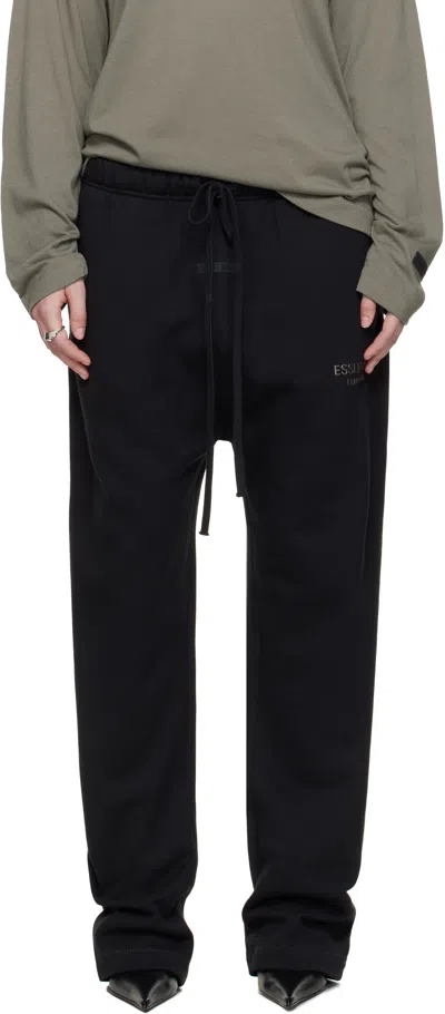 Essentials Elastic Waistband Tracksuit Pants In Black