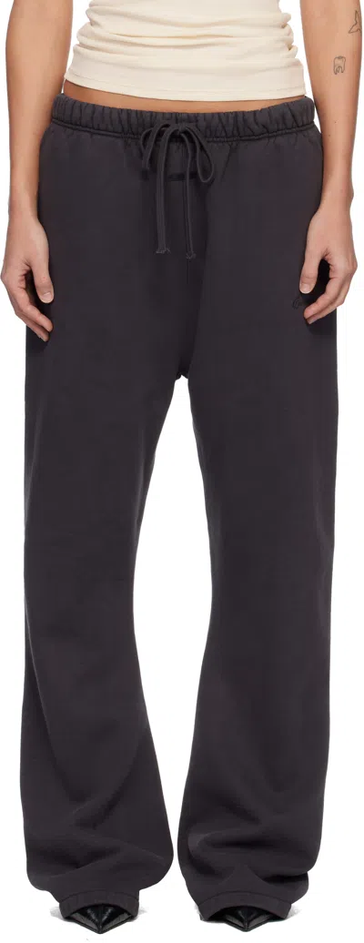Essentials Black Signature Classic Fit Flare Sweatpants