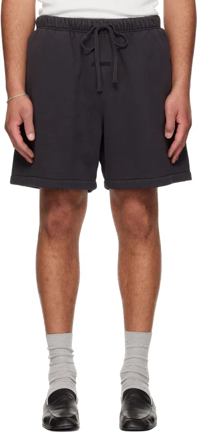 Essentials Black Signature Classic Sweat Shorts