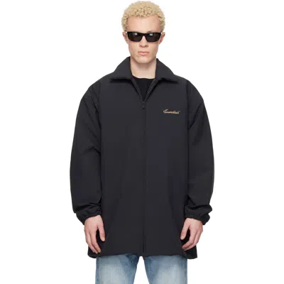 Essentials Black Signature Filled Barn Jacket