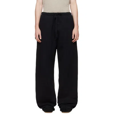 Essentials Black Signature Lounge Sweatpants
