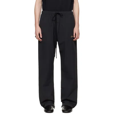 Essentials Black Signature Track Pants