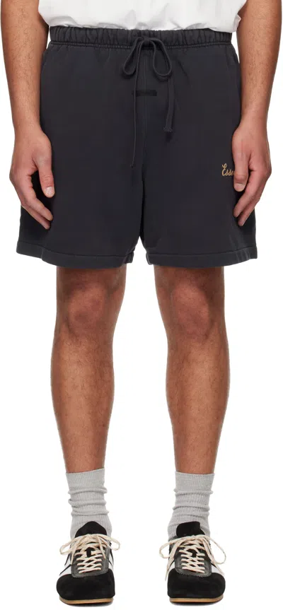 Essentials Black Training Classic Sweat Shorts