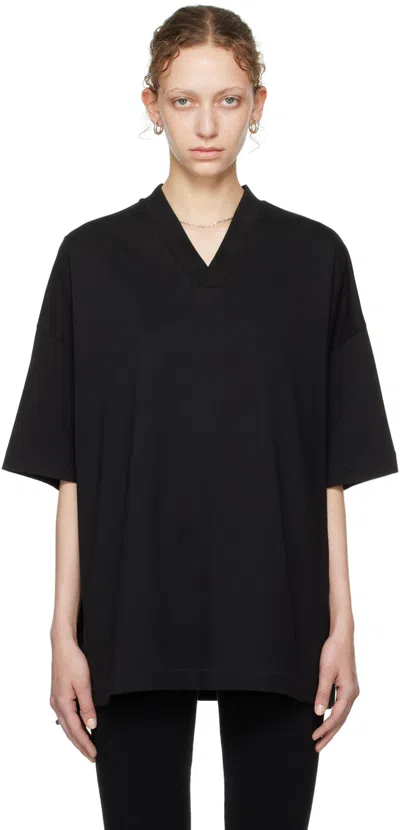 Essentials Black V-neck T-shirt