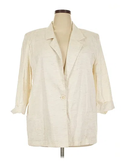 Pre-owned Essentials Blazer Jacket In White