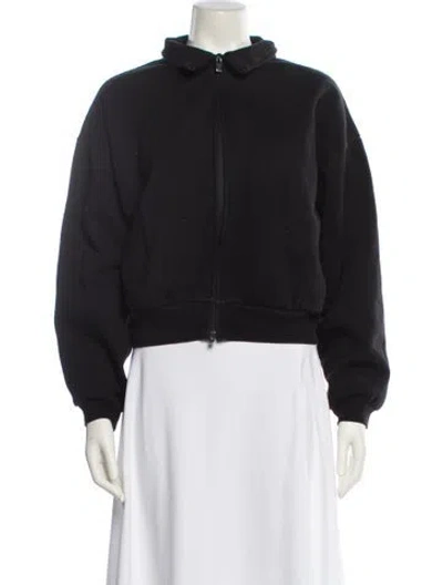 Pre-owned Essentials Bomber Jacket In Black