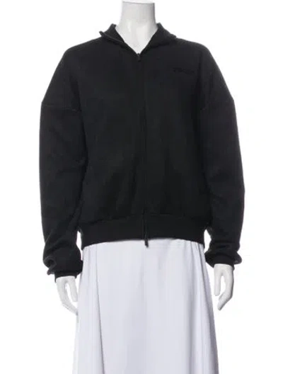Pre-owned Essentials Bomber Jacket In Black