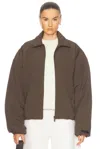 Essentials Bomber Jacket In Brown