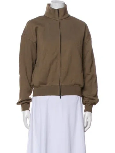 Pre-owned Essentials Bomber Jacket In Brown