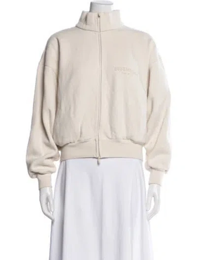 Pre-owned Essentials Bomber Jacket In Neutrals