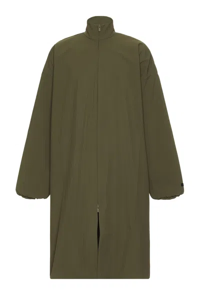Essentials Bonded Nylon Field Trench In Military