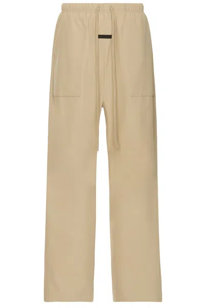 Essentials Beige Fleece Essential Sweatpants In Desert Sand