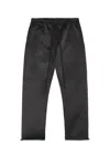 Essentials Bonded Satin Relaxed Track Pant In Black