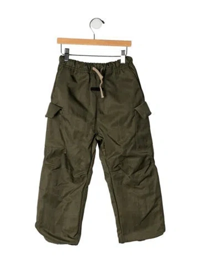 Pre-owned Essentials Kids' Boys' Casual Pants In Green