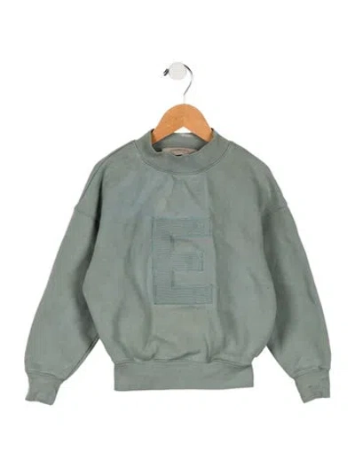 Pre-owned Essentials Babies' Boys' Crewneck Sweatshirt In Green