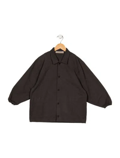 Pre-owned Essentials Kids' Boys Grey Outerwear Jacket.