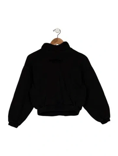 Pre-owned Essentials Kids' Boys' Logo Hoodie In Black