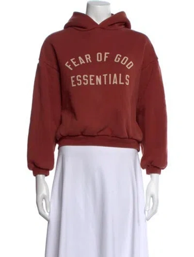 Pre-owned Essentials Babies' Boys' Logo Hoodie In Red