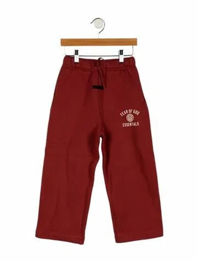 Pre-owned Essentials Kids' Boys' Sweatpants In Red