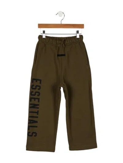 Pre-owned Essentials Kids' Boys' Sweatpants W/tags In Green