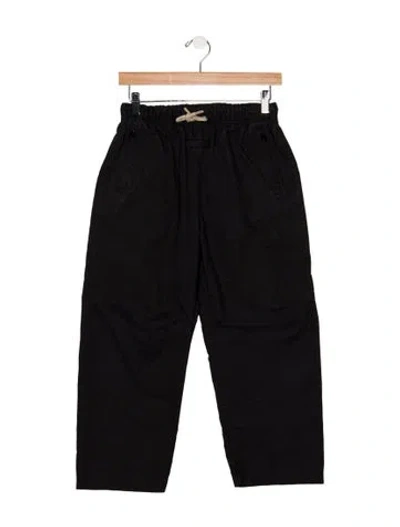 Pre-owned Essentials Kids' Boys Zip Pocket Pants In Black