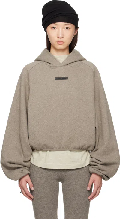 Essentials Brown Modern Fit Hoodie