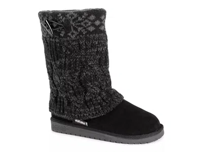 Essentials By Muk Luks Cheryl Snow Boot In Black