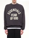 Essentials Campus 90's Crewneck Sweatshirt In Black