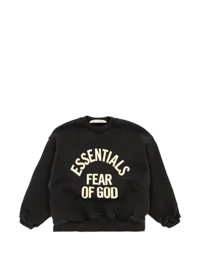 Essentials Campus 90s Crewneck Sweatshirt In Black