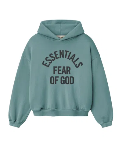 Essentials Campus 90s Printed Hoodie In Green