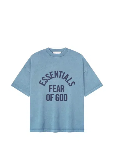 Essentials Campus 90`s Short Sleeve Tee In Blue