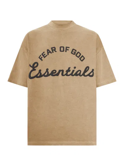 Essentials Campus 90`s Short Sleeve T-shirt In Nude