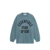 Essentials Campus 90's Crewneck Sweatshirt In Blue
