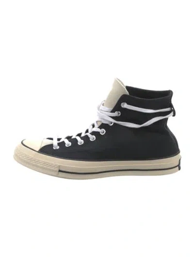 Pre-owned Essentials Canvas Sneakers In Black/white