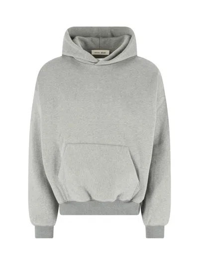 Essentials Cappuccino Hoodie "signature Classic" In Gray