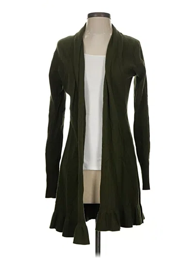 Pre-owned Essentials Cardigan Sweater In Green