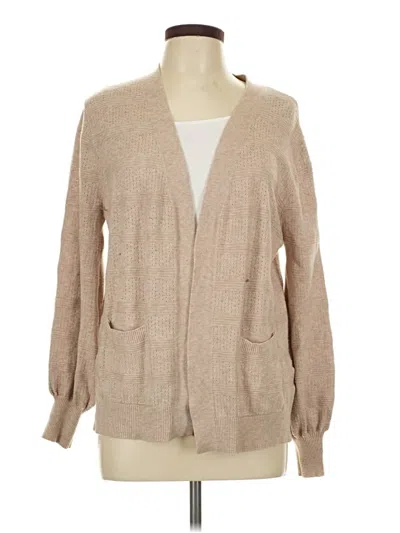 Pre-owned Essentials Cardigan Sweater In Tan