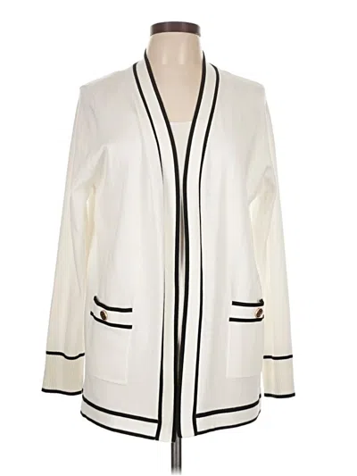 Pre-owned Essentials Cardigan Sweater In White