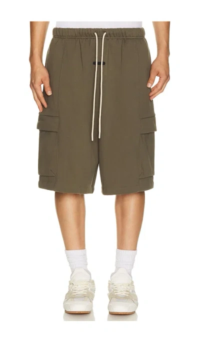 Essentials Cargo Basketball Short In Green