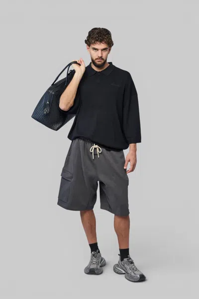 Essentials Cargo Basketball Short In Black
