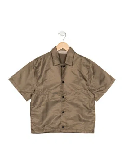 Pre-owned Essentials Babies' Casual Shirt W/tags In Brown