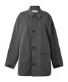 Essentials Casual Zip-up Jacket In Black